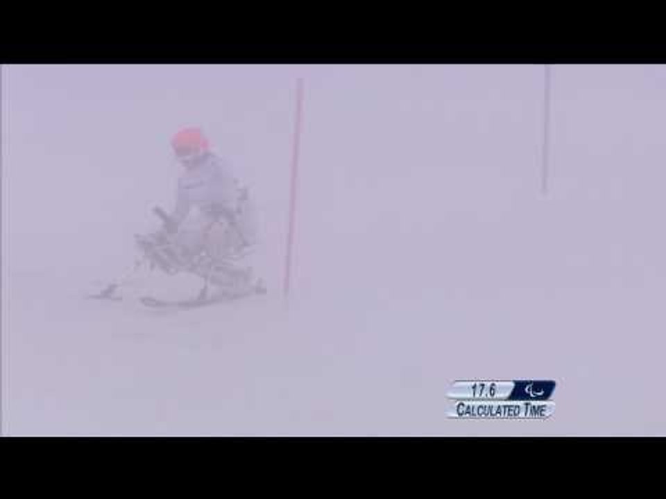 Linnea Ottosson Eide (1st run) | Women's slalom sitting| Alpine skiing | Sochi 2014 Paralympics
