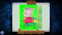 Peppa Pig on Bicycle Coloring 10x Speed Learn to draw and paint Peppa Pig on her bike. She