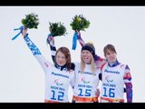 Women's slalom standing (1st run)| Alpine skiing | Sochi 2014 Paralympic Winter Games