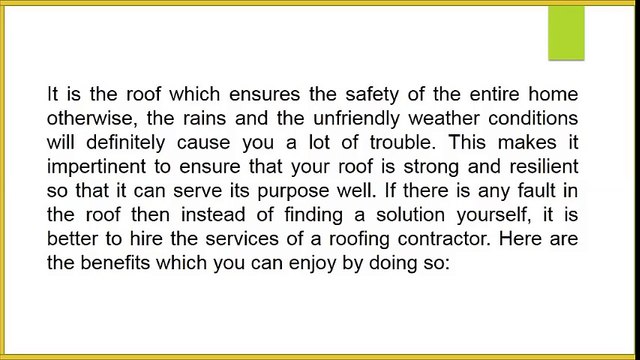 5 Benefits of Hiring a Professional Roofing Contractor