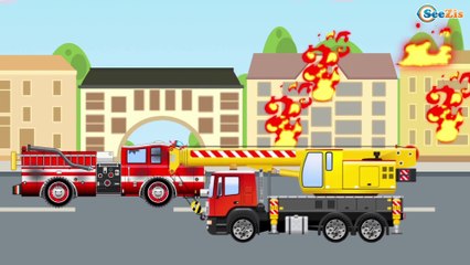 Мультики про Машинки Скорая Полицейская Пожарная Гоночная – 2D Мультфильм Сборник Все серии подряд