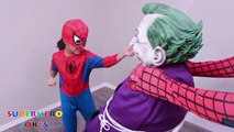 SPIDERMAN vs SPIDERGIRL- PIZZA PRANK WITH SPIDERS - Funny SuperHero Movie in Real Life