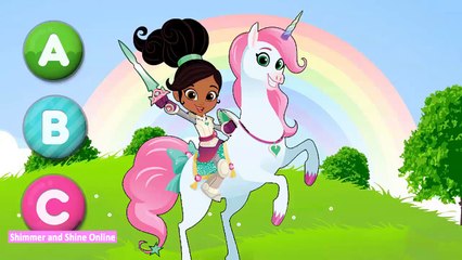 Nella the Princess Knight - ABC. Teach letters. Learning video