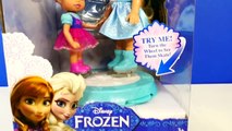 Frozen Young Elsa & Anna with Ice Skating Rink Disney Princess Doll Toys Review by DCTC