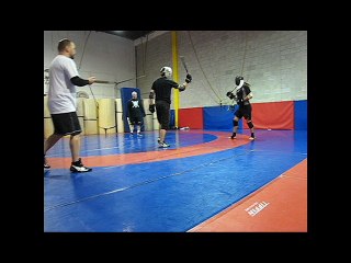 Andre vs Chris -  Single Stick - Part 1 - Beat the Crap Out of Cancer II - October 15 - 2011