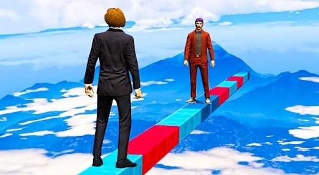 KWEBBELKOP-1 vs. 1 FIGHT 1000 MILES IN THE SKY! (GTA 5 Funny Moments)