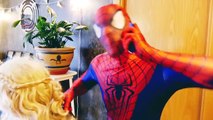 Spiderman & Frozen Elsa Arrested vs Joker Policeman Superhero Fun in Real Life