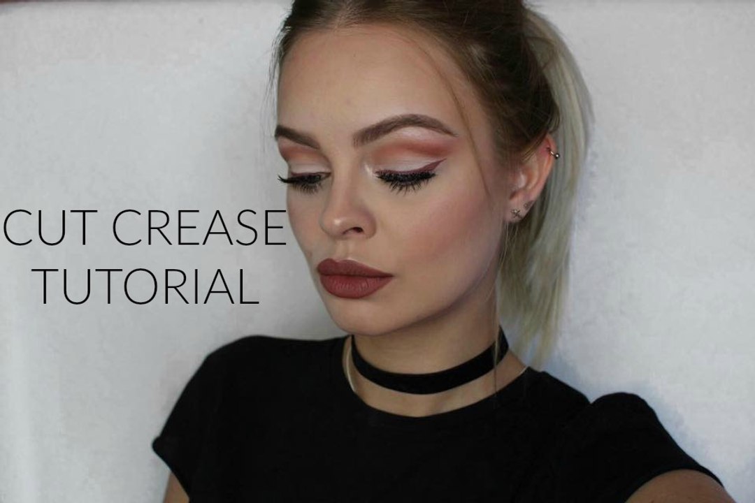 Cut crease & lipstick eyeliner