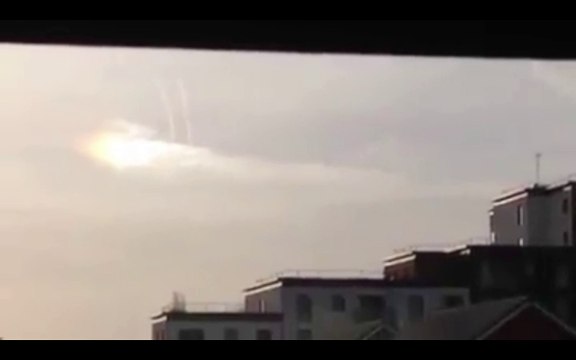 Mysterious Colouful clouds caught in the UK march 14 2017