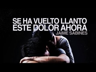 Se ha vuelto llanto este dolor ahora -  Jaime Sabines