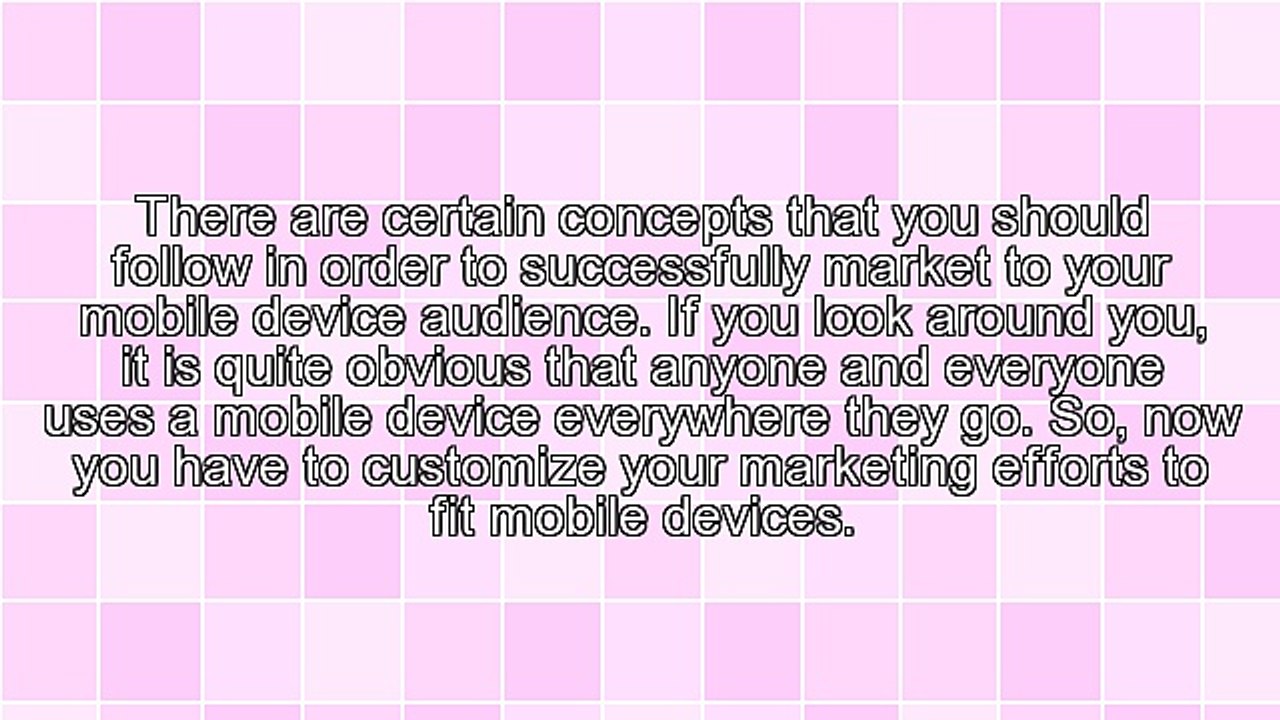 How to Reach Your Mobile Marketing Objectives