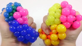 DIY How to Make Colors Puzzle Heart Mlik Gummy Pudding Learn Colors Slime Squishy Stress Ball