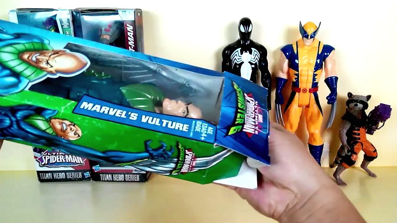 Superhero Marvel Titan hero series - Venom, Spiderman ,Hulk ,Green Goblin, Electro Marvel