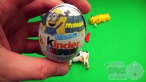 Minions Kinder Surprise Egg Learn-A-Word! Spelling FRUITS! Lesson 2