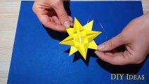 Easy paper Star - ornament. House decor. DIY STAR ceiling - glitter ceiling - Copyewewe