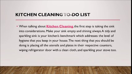 How to speed-clean your kitchen - HICARE Home Cleaning