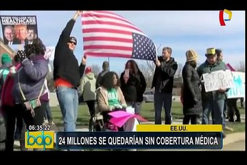 EEUU: 24 millones de personas se quedarían sin cobertura médica