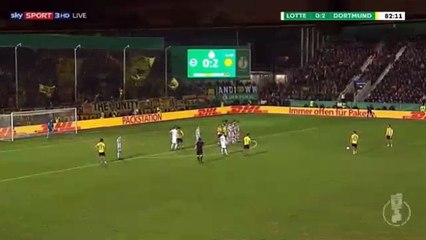 Marcel Schmelzer Super Goal HD - Lotte 0-3 Dortmund 14.03.2017 HD