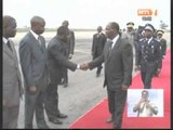 Depart du president de la Côte d'Ivoire pour Abuja