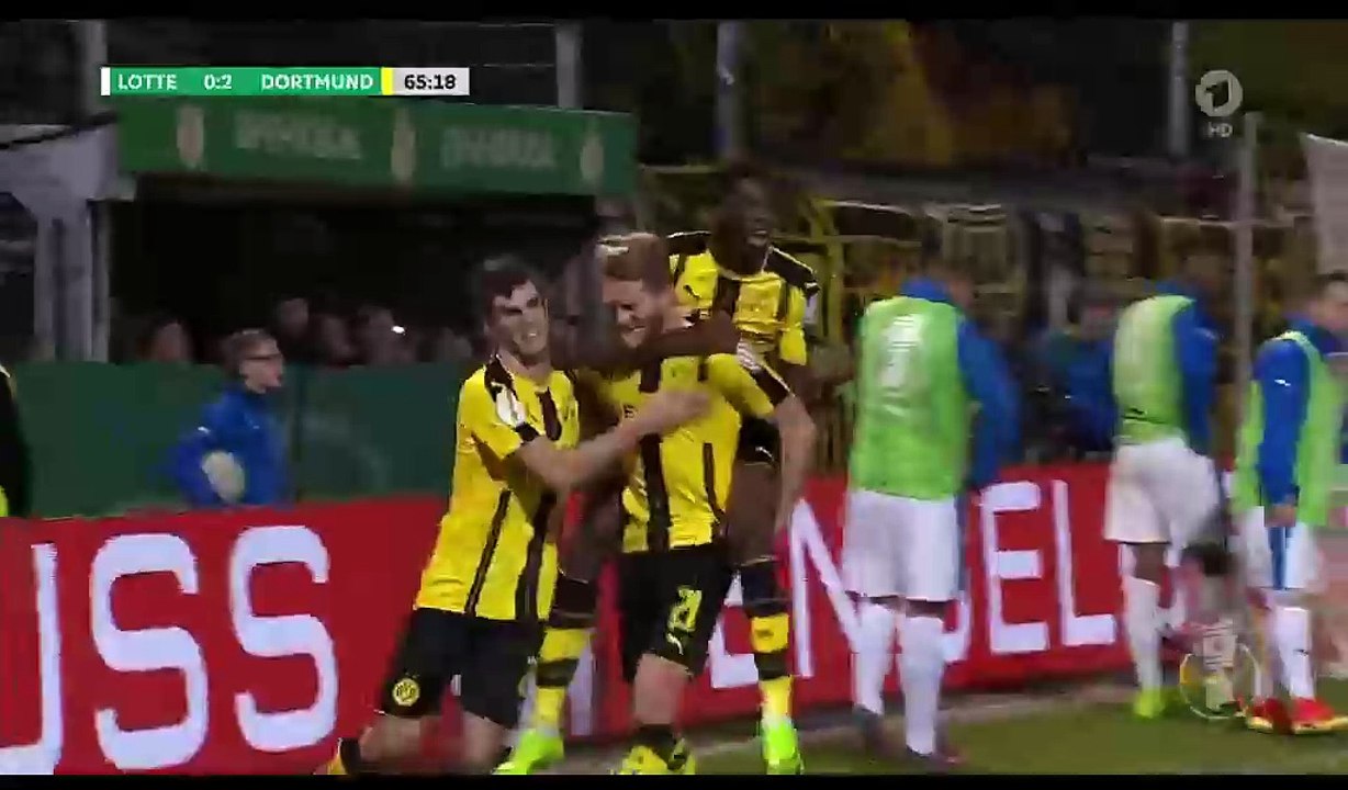 All Goals & Highlights HD - Lotte 0-3 Borussia Dortmund - 14.03.2017