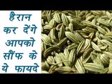 Fennel seeds सौंफ | Health benefits | हैरान करने वाले हैं सौंफ के फायदे | Boldsky