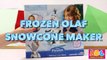Замороженные дисней Олаф снег конус производитель с дисней Королева Эльза Веселая замороженные Игрушки распаковка видео