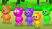 Mega Gummy Bear Crying Goes Trekking Finger Family Song For Kids ! Gummybear Colors Cartoo