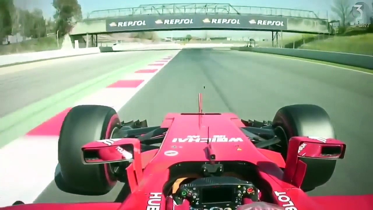Kimi Raikkonen oboard 2017 (1-18.634) Barcelona