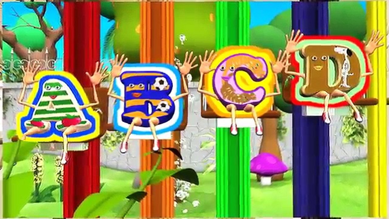 Phonics Song with TWO Words - A For Apple - ABC Alphabet Songs with Sounds for Children