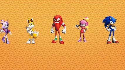 DADDY FINGER FAMILY SONG Sonic Nursery Rhymes for Children Babies and Toddlers