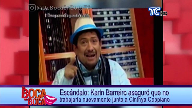 Karin Barreiro aseguró que no trabajaría nuevamente junto a Cinthya Coppiano
