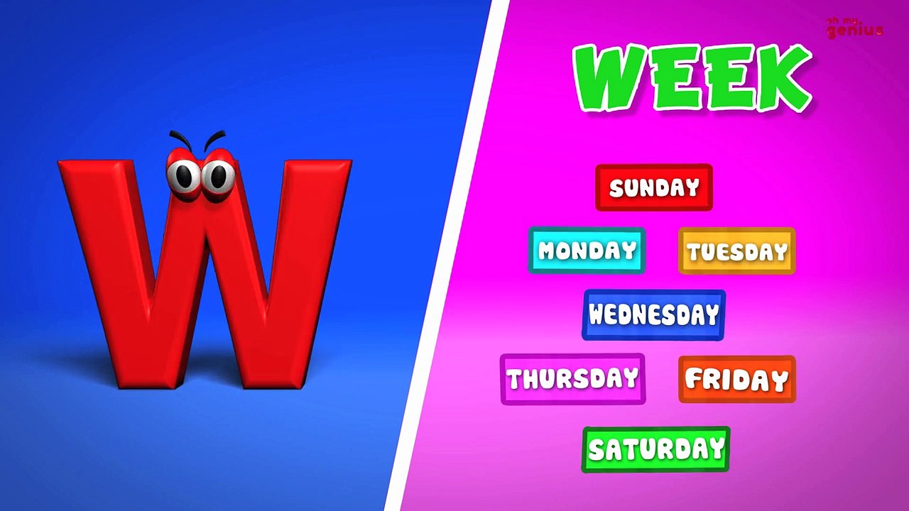 Letter W Song Video