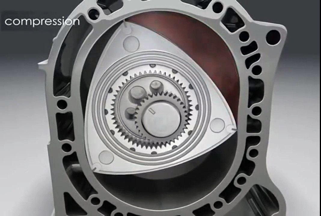 How the rotary engine works! Credit- Matt Rittman