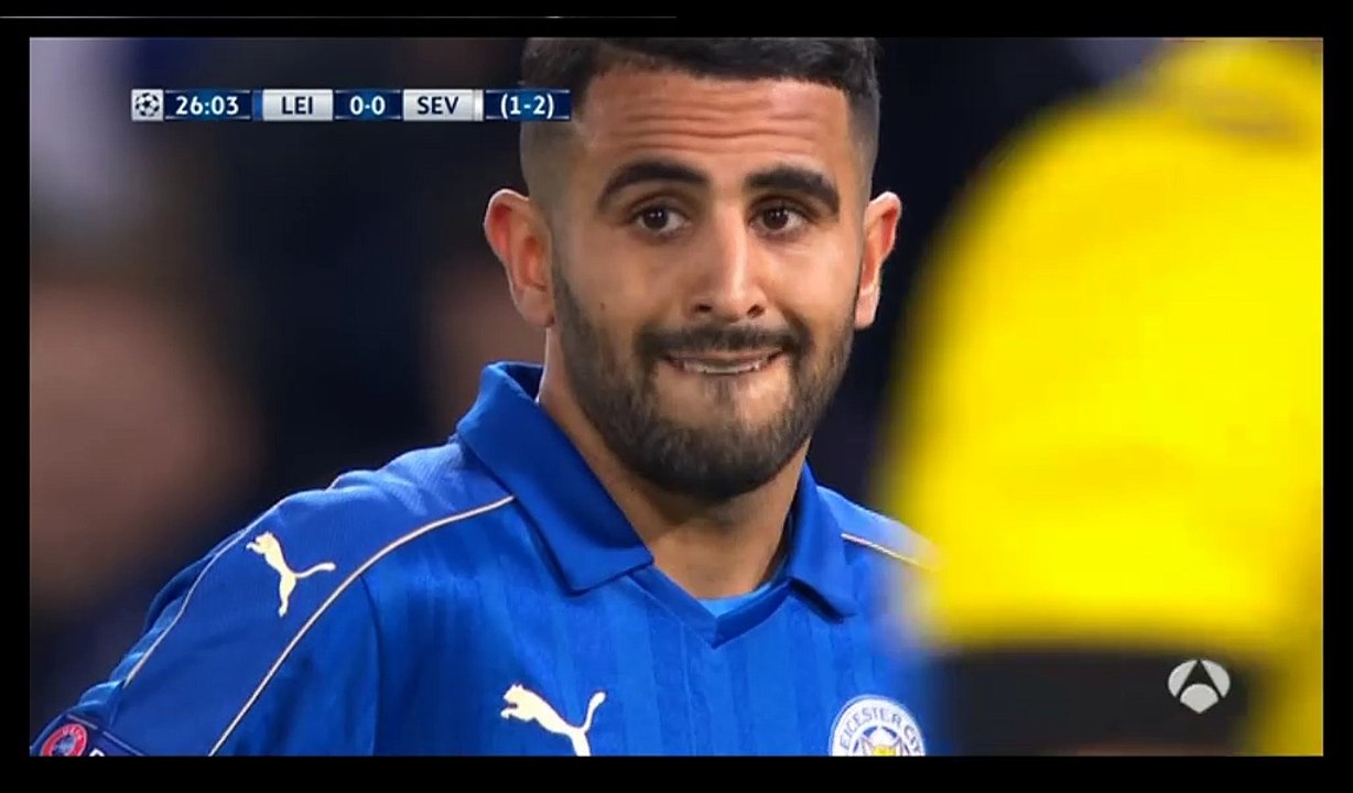 Wes Morgan Goal HD - Leicester 1-0 Sevilla - 14.03.2017
