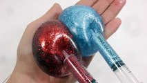 DIY How To Make Bubble Glitter Powder Glue Slime Water Balloon Syringe Real Play Learn C