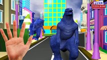 Dinosaurs Vs Gorilla Vs Godzilla Finger Family Nursery Rhymes Kids Songs | Dinosaurs Short
