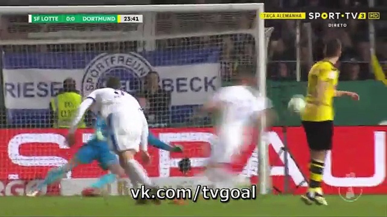 Sportfreunde Lotte – Dortmund 0-3 ( coupe allemagne )