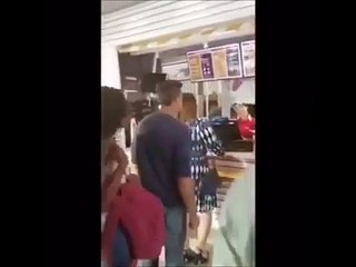 Preta Gil fazendo barraco no Bob’s