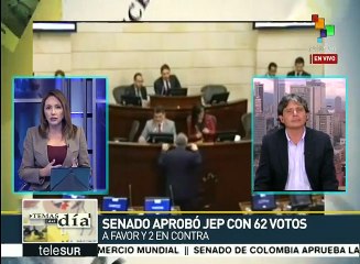 Colombia: Jurisdicción Especial para la Paz es aprobada por el senado