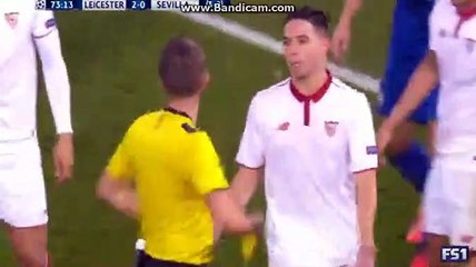 Samir Nasri expulsé pour un coup de tête sur Jamie Vardy