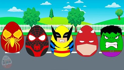 New Captain America Spiderman Black Panther Iron Man | #MRKINDER Surprise Eggs Toys #Anima