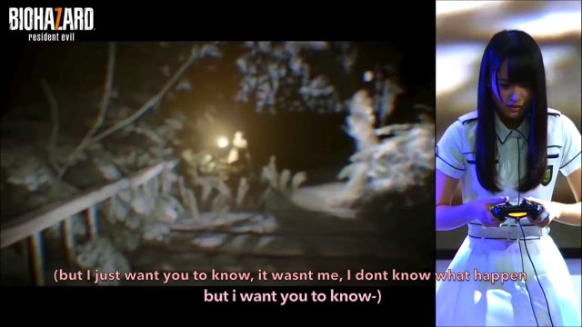 Japanese Idol playing RE7 (sugai Yuuka, Keyakizaka46)