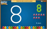 LEARN TO WRITE NUMBERS WITH GAME FOR KIDS - ITS EASY