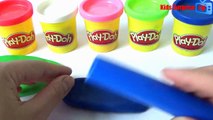 Play Doh How to Make a Giant Peppa Pig Ice Cream Popsicle DIY RainbowLearning