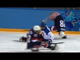 BRUTAL ice sledge hockey hits | Sochi 2014 Winter Paralympics