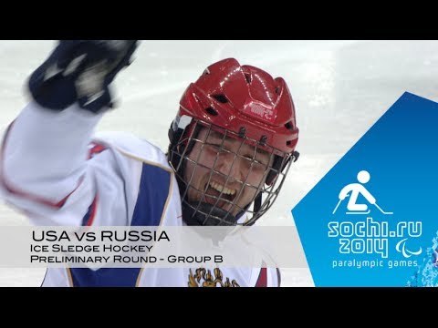 USA vs Russia highlights | Ice sledge hockey | Sochi 2014 Paralympic Winter Games