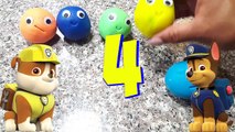 PAW PATROL: Learn Numbers Surprise Toy Play Doh Smiley Face STARS - Best Learning Videos f