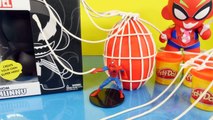 Play Doh Venom Surprise Egg Kidrobot Giant Spiderman Superhero Toy Marvel Mystery Mini Toy