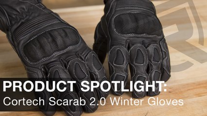 Cortech Scarab 2.0 Winter Motorcycle Glove Product Spotlight Video | Riders Domain