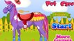 И животное по бы Замок игра девушка волосы лошадь производитель домашнее животное играть Принцесса салон вверх |